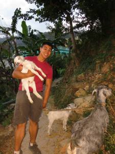 Marcelo  with goats may 2013